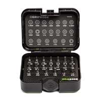 Grip Edge (GET-HA20S)- 20-Piece Short Hex Driver Set, 1/4" Drive