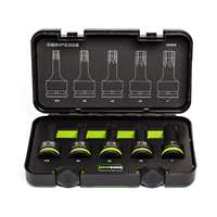 Grip Edge (GET-IHDS5S)- 5-Piece SAE Impact Hex Driver Set, 3/4" Drive