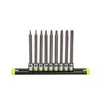 Grip Edge (GET-STA9LS)- 9-Piece Long Star Driver Set, 1/4" Drive