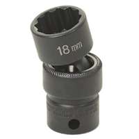 (GRY-1115UM) 3/8" Drive x 15mm 12 Point Standard Universal Socket