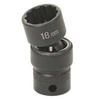 (GRY-1116UM) 3/8" Drive x 16mm 12 Point Standard Universal Socket