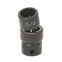 (GRY-1118U) 3/8" Drive x 9/16" 12 Point Standard Universal Socket