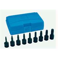 (GRY-1200T) 3/8" Drive 9 Piece Internal Star Impact Driver Set