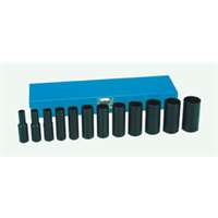 (GRY-1202D) 3/8" Drive 12 Piece Deep Set - 12 Point