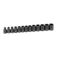 (GRY-1203M) 3/8" Drive 13 Pc. Std. Length Metric Set - 12 Point