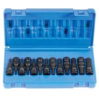(GRY-1298HC) 13-Piece 3/8 in. Drive SAE and Metric Hex Impact Socket Set