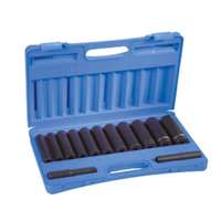 13-Piece 1/2 in. Drive 6-Point SAE Extra Deep Impact Socket Set