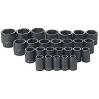 (GRY-1326M) 26 Pc. 1/2" Drive 6 Point Metric Standard Master Socket Set