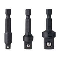 (GRY-1403HA) 3 Pc. 1/4" Hex Drive  Friction Ball Adapter Set