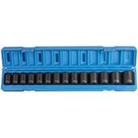 (GRY-1412M) 1/2" Drive 14 Piece Standard Metric Set