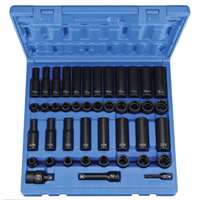 (GRY-1643RD) 3/8" Dr Standard and Deep Length Impact Set (1643RD)