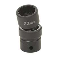 (GRY-2110UM) 1/2" Drive x 10mm Standard Universal Socket- 12 Point