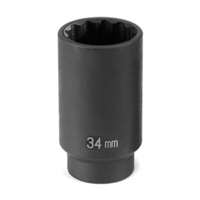 (GRY-2134MD) 1/2" Drive x 34mm Deep - 12 Point