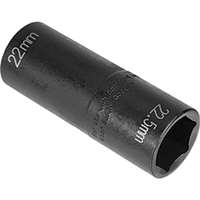 (GRY-2191D) 1/2" Drive x 22x22.5mm Deep Length Flip Impact