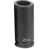 (GRY-3119MD) 3/4'' Drive x 19mm 12 Point Deep Impact Socket