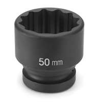 (GRY-4124M) 1" Drive x 24mm 12 Point Standard Impact Socket