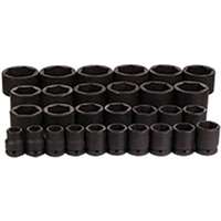 (GRY-8029) 29 Pc. 3/4" Dr 6 Pt SAE Master Impact Socket Set