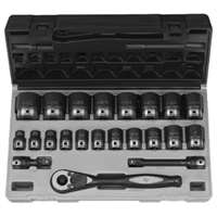 (GRY-82222) 1/2'' Drive 12–Point Standard Length Fractional Set, 22pc.
