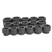 (GRY-9016) 16 Pc. 1" Drive Fractional Set