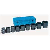 (GRY-9159) 1" Dr Std Length Jumbo SAE Impact Socket Set, 9 pc