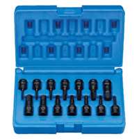 (GRY-9298HC) 1/4" Drive 14 Pc. Impact Hex Driver Set.
