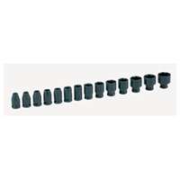 (GRY-9714M) 14 Pc. 1/4" Surface Drive Standard Metric Set
