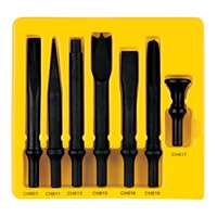 (GRY-CS807) 7 Pc. .498 Shank H.D. Chisel Set