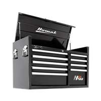 41" H2Pro Series 9 Drawer Top Chest - Red