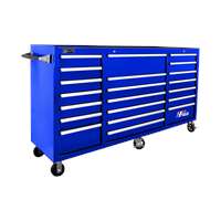 72" H2Pro Series 21 Drawer Rolling Cabinet - Blue