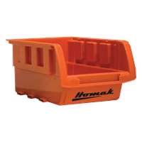 Single Small Plastic Individual Bin - Orange 