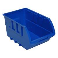 Single Medium  Plastic Individual Bin- Blue No Logo