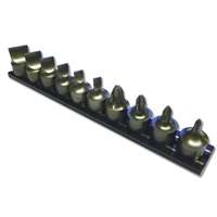 Vim Tools IMPACT-SFP6 - Impact Stubby Flat & Philips Driver Set 10 Pc, Power Or Hand Approved, 3/8"sq. Drive