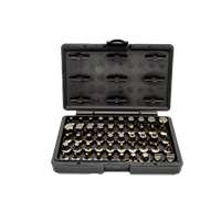 Vim Tools IMPACT50 - Impact Master Set, 50 Piece, Half Cut Torx, Hex, Flat, Philips, & Xzn Drivers,  3/8" Sq. Dr.