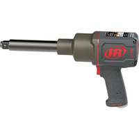 3/4" Air Impact Wrench, 6" Ext Anvil, Quiet, 2,000 ft-lb Torque, Friction Ring-Thru-hole Retainer