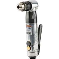 3/8" Keyed Chuck, Right Angle Reversible Air Drill, 1800 RPM, 0.33 HP