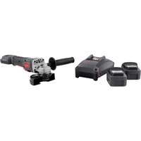 20V Cordless Angle Grinder and Cut-off Tool 2 Battery Kit, 8000 RPM, 1HP, 4.5" Wheel