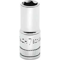 (KDT-80142S-06) SKT MID LNGHT 1/4DR 6PT 7MM MET