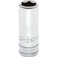 (KDT-80143S-06) SKT MID LNGTH 1/4DR 6PT 8MM MET