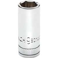 (KDT-80144S-06) SKT MID LNGTH 1/4DR 6PT 9MM MET