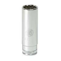 (KDT-80148) 1/4" Dr 6 Pt. Deep Metric Socket, 13 mm