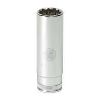 (KDT-80150) 1/4" Dr 6 Pt. Deep Metric Socket, 15 mm
