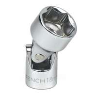 (KDT-80256) 1/4" Drive 6 Point Flex Socket - 10mm