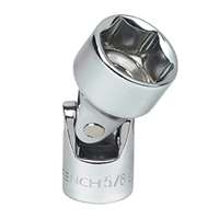 (KDT-80348) 3/8” Dr, 6 pt. Flex Metric Socket, 11/16”