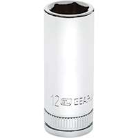 (KDT-80394S-06) SKT MID LNGTH 3/8DR 6PT 12MM