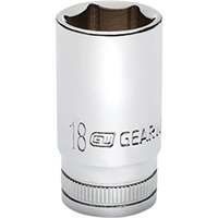 (KDT-80400S-06) SKT MID LNGTH 3/8DR 6PT 18MM