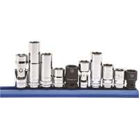 (KDT-80576) 10 Pc. 1/4" and 3/8" Drive 6 Point 12MM Socket Set