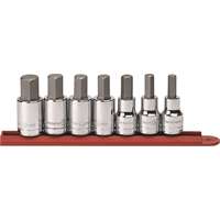 (KDT-80721) 7 Pc. SAE Hex Bit Socket Set