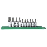 (KDT-80722) 10 pc. 1/4" and 3/8" Dr. Torx¨ Press Fit Bit Socket Set