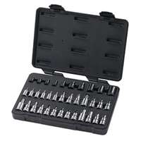 (KDT-80726) 36 pc. Master TORX¨ Set with HEXBit Sockets 1/4", 3/8", 1/2" Dr.