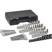 (KDT-80742) 84 Pc. 1/4", 3/8" & 1/2" Drive Hex/Ball End Hex/Tmpr Proof Torx/Extrnl Torx/Torx SAE/MM Bit Set